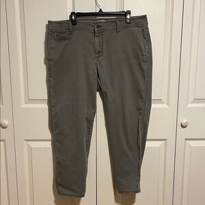 Market & Spruce Olive Straight Leg Pants, size 18W